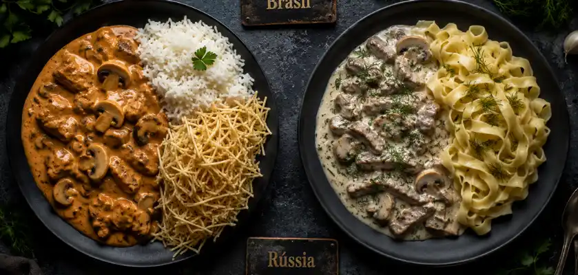 Strogonoff Brasileiro vs Russo — receitas das duas versões e as diferenças que ninguem explica